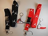 Two Jordan Lanyards with Two Jordan Shoe keychains. New!!!!