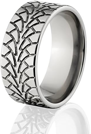 Custom Tire Tread Ring Made In Durable Titanium Mud Tire Rings USA Made Tire Ring