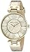 Anne Klein Women's AK/1012GMGD Leather Gold-Tone Snake Print Watch