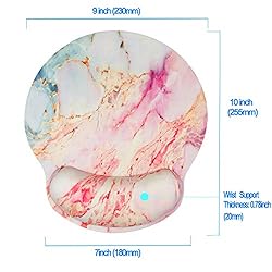 Nakapa Non Slip Wrist Rest Mouse Pad for