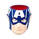 Silver Buffalo MC7295 Marvel Captain America 3D