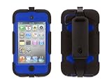 Griffin Black/Blue Survivor All-Terrain Case for iPod Touch 4th Gen - Extreme-Duty case for iPod Touch 4th gen.