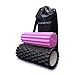 HealthyLifeStyle 2 in 1 Deep Tissue Massage AccuPoint Roller with Carrying Case