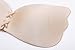 Reusable Adhesive Bra Push Up Bra Strapless Bra with Drawstring Invisible Silicone Backless Bras for Women Beige B