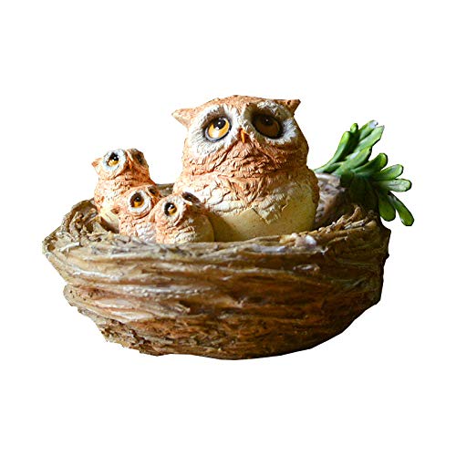 Gemmia Miniature Fairy Garden Owl Figurine- Affection