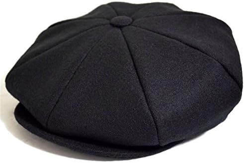 Oversize Applejack Newsboy Cabbies Gatsby Driving Big Apple Tweed Ivy Golf Cap Hat Black