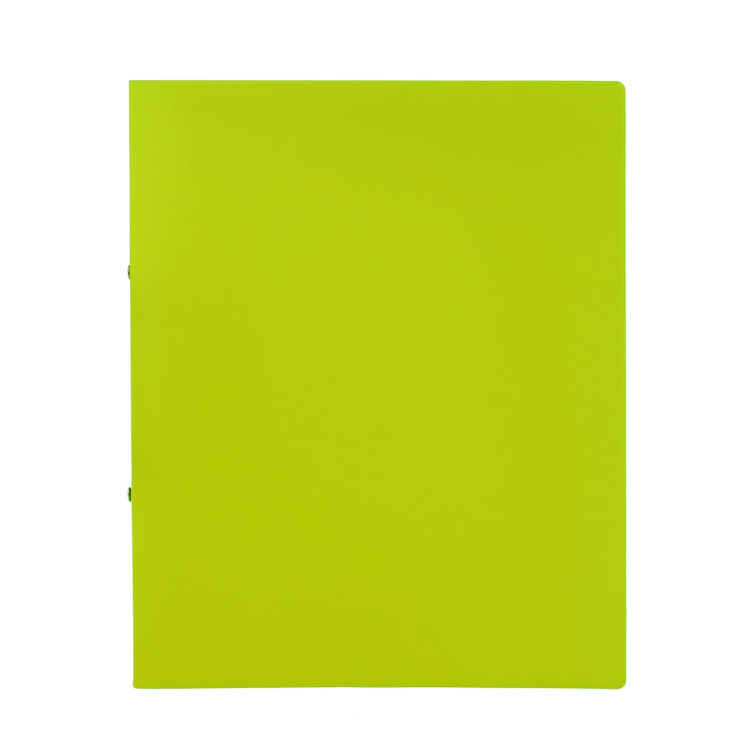 Idena 10435 Ring Binder in DIN A4 Format, 2-Ring Mechanism with 16 mm Diameter, 20 mm Spine Width, Light Green, Pack of 1