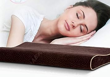 Metron Slim Thin Firm Ergonomically Contour Orthopedic Pillow For
