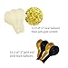 Graduation 2023 Decorations Gold Black Balloons Metallic Gold Balloon 12 Inch Black Balloon Gold Confetti Balloons 36 Pack for Birthday Class of 2023 Decors