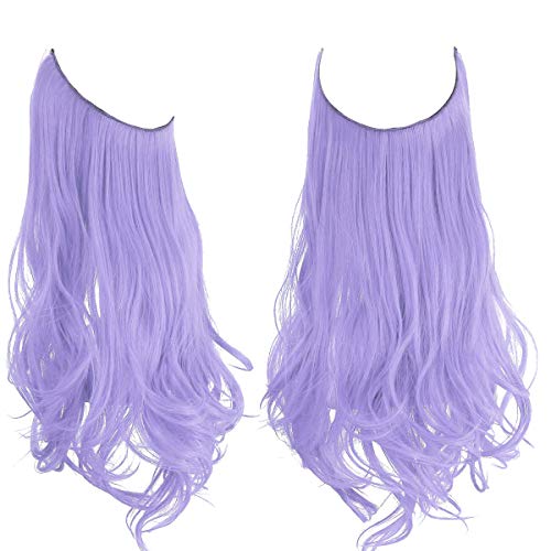 lilac hair piece