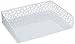Design Ideas Vinea Letter Tray, White