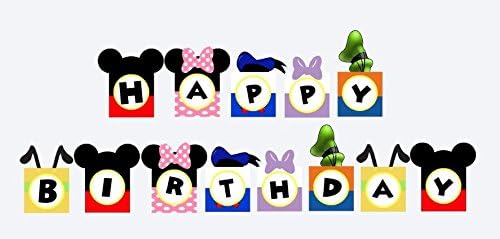 Do it yourself-Mickey Mouse ClubHouse Birthday Banner