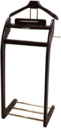 Classic Executive Style Black Valet Suit Stand VL16140, Included Tray Keeps Essentials And Small Items At Hand For Easy Retrieval