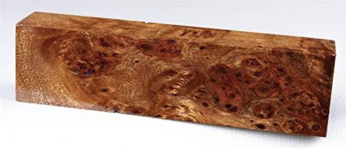 Stunning Figure Nargusta Burl Knife Block, Scales, Grips, Exotic Wood NAR1010