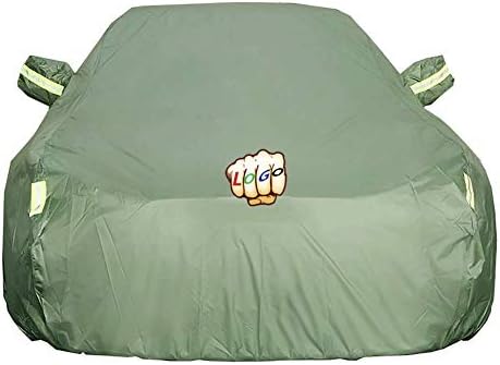 Car Cover SUV Porsche Cayenne S All Weather Waterproof All Weather, rain, Water, Wind and Hail (Color : Green, Design : Standard Edition)