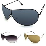 Enimay Bono Inspired Aviator Shield Gradient Fashion Designer Sunglasses UV 400