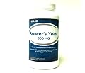 GNC Brewer's Yeast 500 Mg 500 Tablets Diatery Supplement Natural Source of B Vitamins and Protein 1 Bottle
