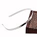 SenseYo 18 pcs Metal Headband for Craft, 1.2 inch, 2 inch, 2.8 inch