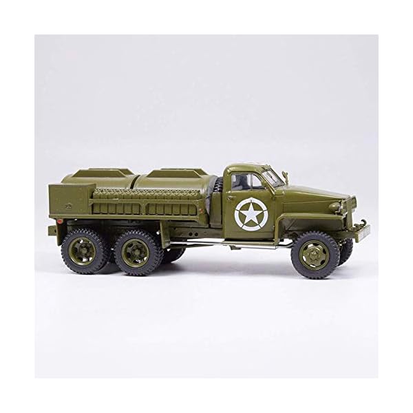 XHH Militärpanzermodell, Maßstab 1:43 Studebaker-US6-U5 Tankwagen Modell der UDSSR-Legierung, Spielzeug und Geschenke… – Bild 4