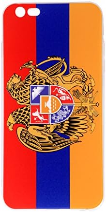 iPhone case 6 plus 6s plus TPU Protective Anti-scratch Cover Silicone 5.5 inch Armenian Flag Fundas Carcasa
