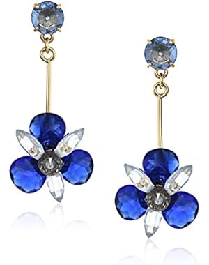 Small Statement Blue/Multi-Colored Drop Earrings