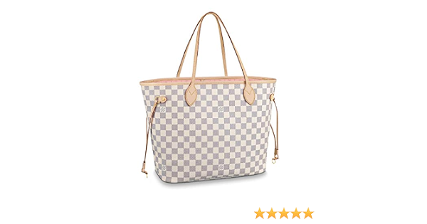 Amazon.com: Louis Vuitton Damier Azur Rose Baleria bolso de hombro  Neverfull MM Artículo: N41605 : Ropa, Zapatos y Joyería