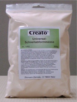 Schnellabformmasse 200 Gramm im Polybeutel, Alginat Abformmasse