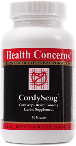 Health Concerns - CordySeng (Powder) - Cordyceps-Reishi-Ginseng Herbal Supplement - Fu Zheng - 50 Grams