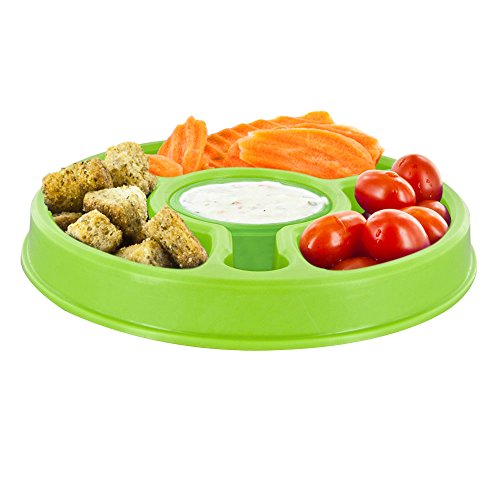 Smart Eco Collapsible Salad Bowl, 65 oz, Blue/Green The Home