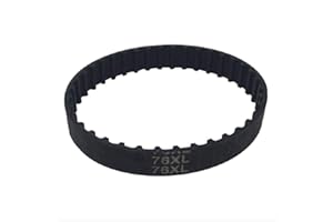 HJZ-US 162XL Rubber Pulley XL Timing Belt Close Loop Synchronous Belt 1/5" Pitch 10mm Width Extra Light (162XL)