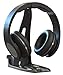Allsop Headset Hangout, Universal Headphone Stand & Tablet Holder, Adjustable with 4 Viewing Angles and Cord Management System (31661)