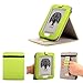 Mulbess Barnes & Noble Nook GlowLight Plus eReader Case, Flip Folio Leather Case Cover with Kickstand and Elastic Hand Strap for Nook GlowLight Plus, Green