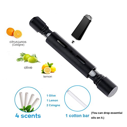 Speder Car Air Freshener Vehicle Vent Clip Fragrance Diffuser with Refill Bars(4 Trial Scents Bar and 1 Sponge Bar) Solid Air Purifier for Car Home Bathroom Office