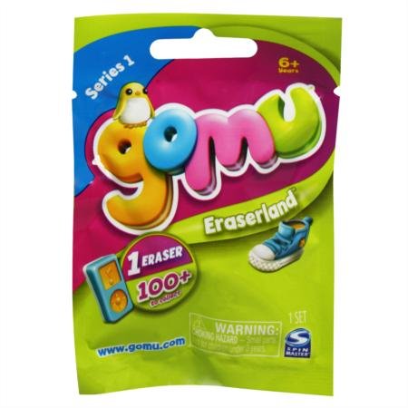 6 Individual Packs of GOMU Erasers