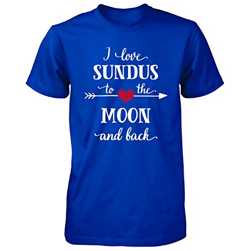 I Love Sundus To The Moon And Back.gift For Boyfriend - Unisex Tshirt Royal L