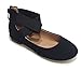 BellaMarie Girl Kids Dress Ballet Ankle Strap Flats Slip On Shoes