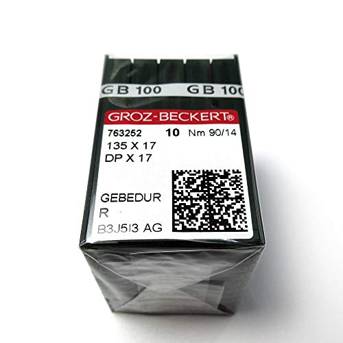 100 Pcs Groz-Beckert Gebedur 135X17 Dpx17 Titanium Sewing Machine Needles (19/120)