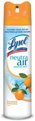 NEUTRA AIR from the Makers of LYSOL - Sanitizing Spray, Citrus, Aerosol, 10oz 76940EA (DMi EA