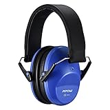 Mpow 068 Kids Ear Protection Safety Ear Muffs, NRR 25dB Noise Reduction Hearing Protection for Kids, Toddler Ear Protection for Shooting Range Hunting Season for Kids Toddlers Children (Royal Blue)