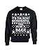Jacted Up Tees It's the Most Wonderful Time for Beer Ugly Sweater Christmas Unisex Crew Sweatshirt SHIPS FROM OHIO USA