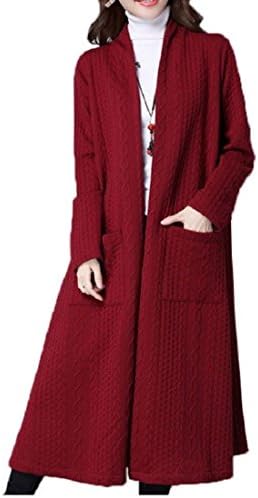 Sankt Women's Fit Outwear Longline Coat Cardigan Autumn Winter Stylish