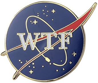 Last Valentine WTF Meme Lapel Pin Nickel Plated Color Enamel Pin (Blue)