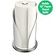 Vremi Vertical Paper Towel Holder for Kitchen Countertop - 12 Inch Decorative Paper Towel Dispenser with Stainless Steel Non Slip Base and Perfect Tear for Standard or Large Paper Towel Rolls - White