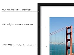 PEALSN 11x14 Picture Frame, Display Pictures 8 x 10