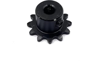 RHKING #25 Roller Chain Sprocket B Type Rust Prevention Hardened 1/4" Bore 12 Tooth