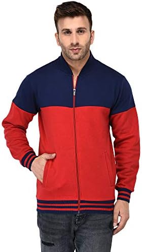 Vivid Bharti Full Sleeve Colorblock Men Sweatshirt
