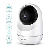 SDETER Wifi Camera, Wireless 1080P Home Security Surveillance IP Camera for Baby/Elder/ Pet/Nanny Monitor, Auto-Cruise, Pan/Tilt, Two-Way Audio & Night Vision