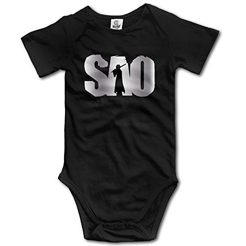 Girls' Boys' Infant Word Art Online Costume Anime Romper Jumpsuit Bodysuit