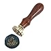 Wax Seal Stamp, Yoption Vintage Crystal Brass Head Wooden Handle Sealing Stamp for Wedding Invitations