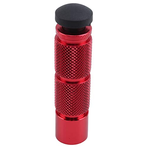 YouCY Motorcycle Foot Pegs Rests Pedals Front Footrest Round Pedals Footpegs for Motorcycle Replacement Outdoor Accessories,Red - Thumbnail 3